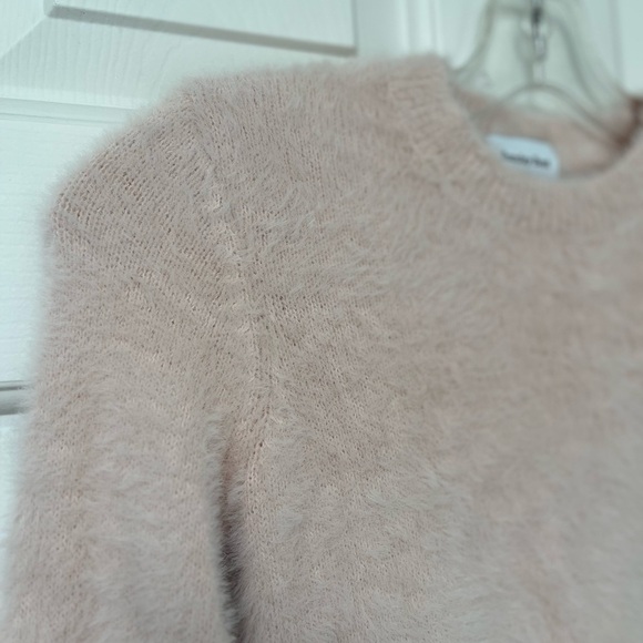 Sunday Best Fuzzy Kitten Sweater XXS Blush Pink - Picture 5 of 12